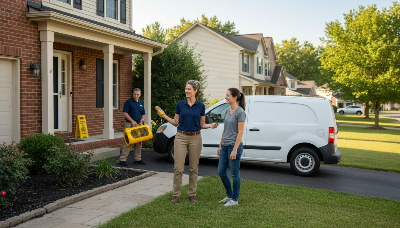 Water restoration image for Water Damage & Restoration Services in Mission, TX